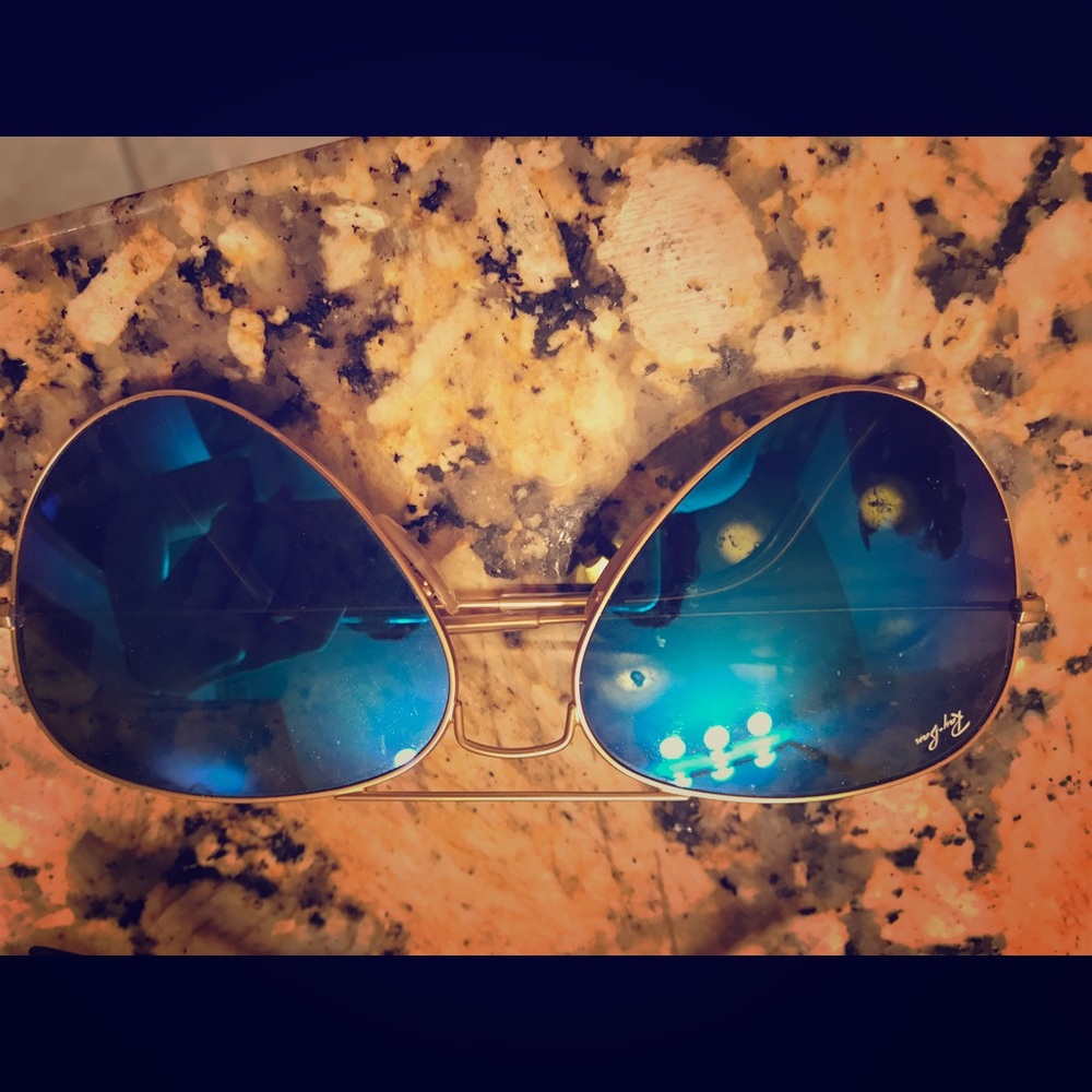 Ray band sunglasses- blue lens